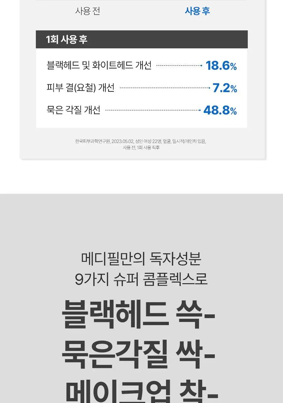 [블랙헤드제거] 메디필 엑스트라 슈퍼9 액티브 스틱 상세페이지 8